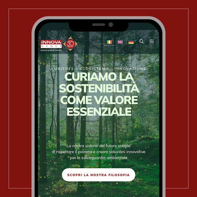 Arachno DIgital Agency - Milano - Portfolio - Innova Group - mobile